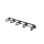 Akcesorium do szafy RACK Lanberg Organizer kabli Typ B 19" 1U (czarny)